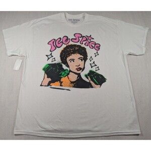 Journeys - Ice Spice - Unisex - Graphic White T-shirt - Size: XXL